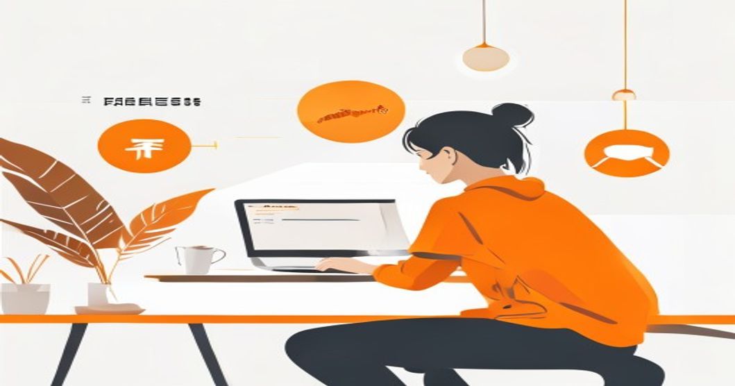 person working from home café with secure connection symbol