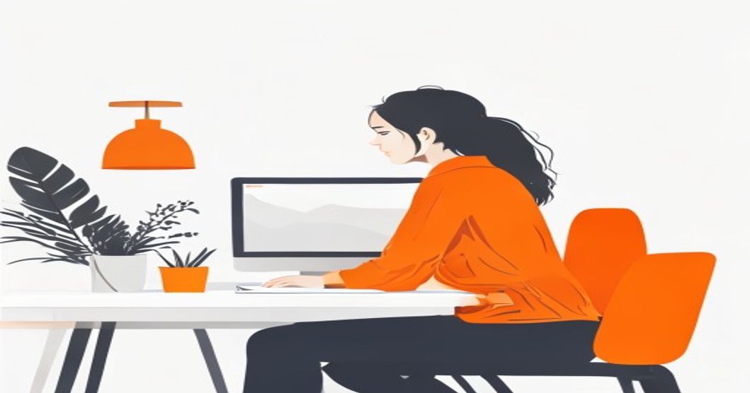 Freelancer working on PHP and WordPress customization at desk