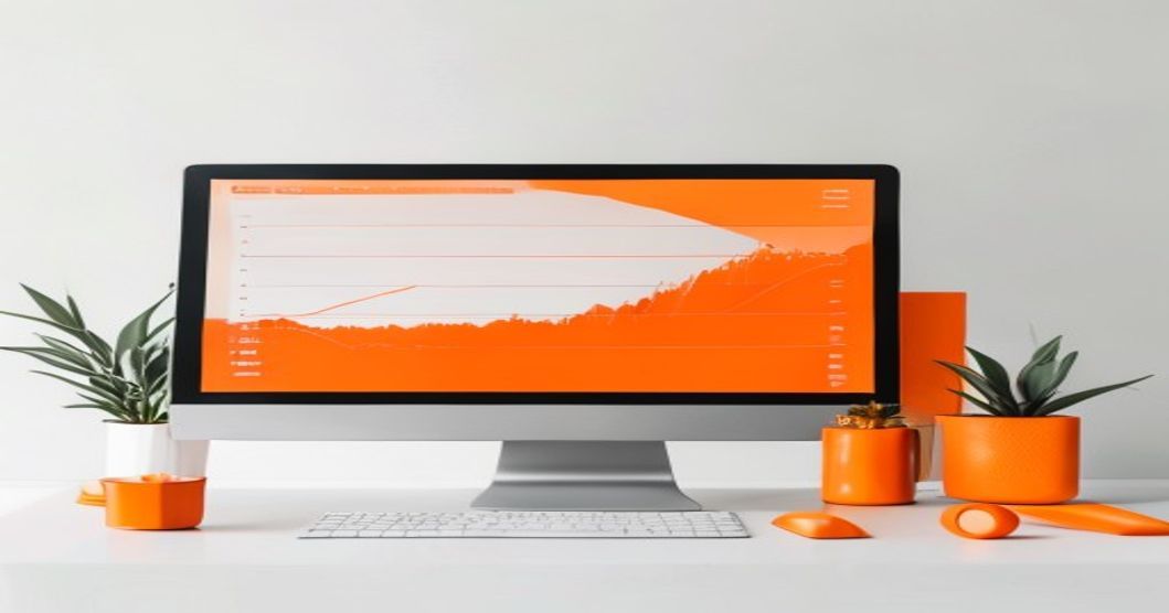 remote work security risks rising graph on screen