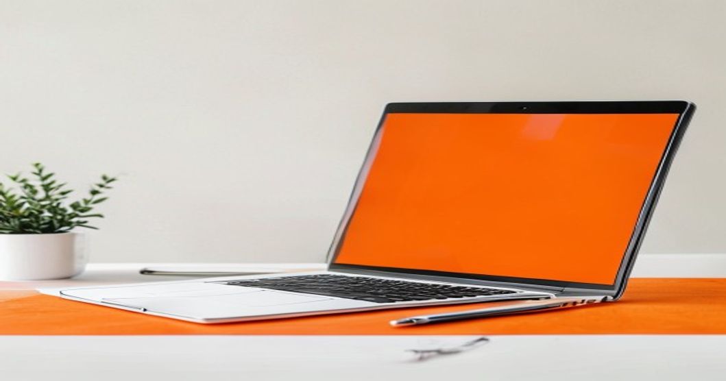 decision making checklist pen on desk with open laptop